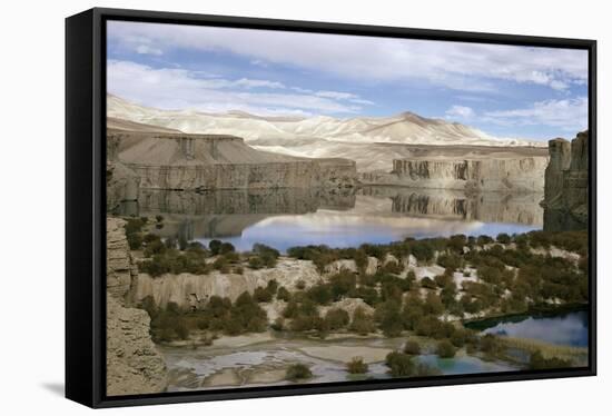 Band-I-Amir Lakes, Afghanistan-Sybil Sassoon-Framed Stretched Canvas