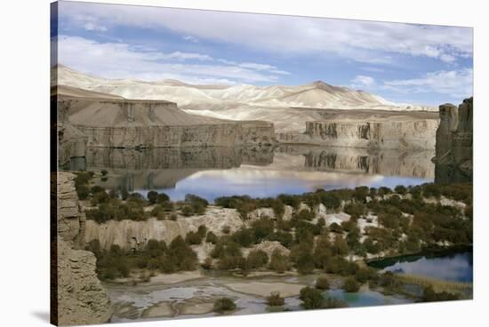 Band-I-Amir Lakes, Afghanistan-Sybil Sassoon-Stretched Canvas