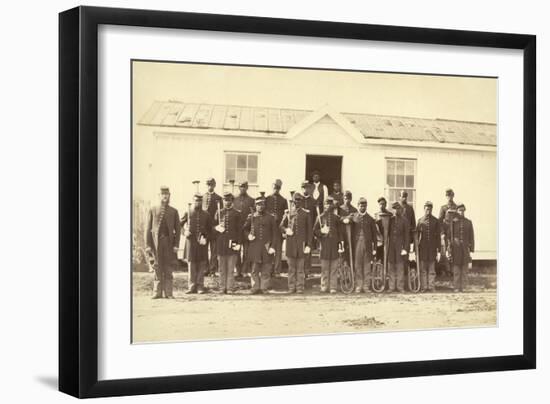 Band of 107th U.S. Colored Infantry-null-Framed Art Print