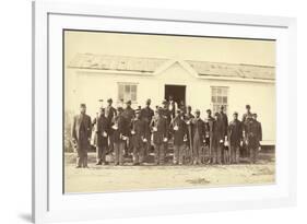 Band of 107th U.S. Colored Infantry-null-Framed Premium Giclee Print