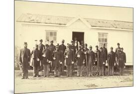 Band of 107th U.S. Colored Infantry-null-Mounted Premium Giclee Print