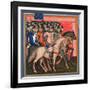 Band of Crusaders Armed and Mounted, 15th Century-null-Framed Giclee Print