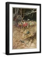 Band of Gnomes-Warwick Goble-Framed Art Print