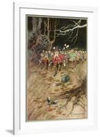 Band of Gnomes-Warwick Goble-Framed Art Print