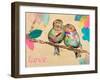 Band of Inspired Birds I (Love)-Gina Ritter-Framed Art Print