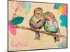 Band of Inspired Birds I (Love)-Gina Ritter-Mounted Art Print