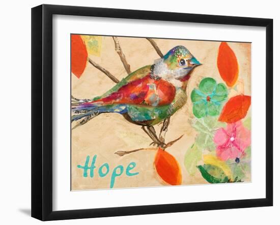 Band of Inspired Birds III (Hope)-Gina Ritter-Framed Art Print