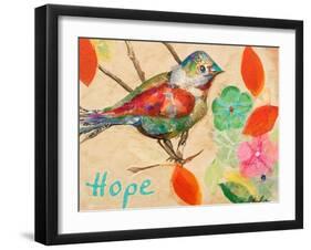 Band of Inspired Birds III (Hope)-Gina Ritter-Framed Art Print