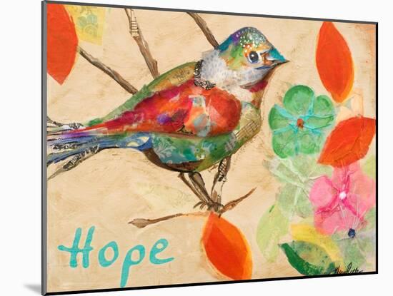 Band of Inspired Birds III (Hope)-Gina Ritter-Mounted Art Print