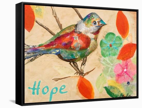 Band of Inspired Birds III (Hope)-Gina Ritter-Framed Stretched Canvas