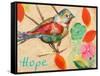 Band of Inspired Birds III (Hope)-Gina Ritter-Framed Stretched Canvas