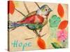 Band of Inspired Birds III (Hope)-Gina Ritter-Stretched Canvas