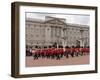 Band of Scots Guards Lead Procession from Buckingham Palace, Changing Guard, London, England-Walter Rawlings-Framed Photographic Print