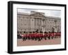 Band of Scots Guards Lead Procession from Buckingham Palace, Changing Guard, London, England-Walter Rawlings-Framed Photographic Print