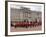 Band of Scots Guards Lead Procession from Buckingham Palace, Changing Guard, London, England-Walter Rawlings-Framed Photographic Print