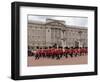 Band of Scots Guards Lead Procession from Buckingham Palace, Changing Guard, London, England-Walter Rawlings-Framed Photographic Print