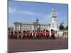 Band of the Coldstream Guards Marching Past Buckingham Palace During the Rehearsal for Trooping the-Stuart Black-Mounted Photographic Print