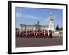 Band of the Coldstream Guards Marching Past Buckingham Palace During the Rehearsal for Trooping the-Stuart Black-Framed Photographic Print