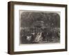 Band of the Grenadier Corps of the Burgher Guard Playing in the Sofien Garten, Prague-null-Framed Giclee Print