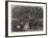 Band of the Grenadier Corps of the Burgher Guard Playing in the Sofien Garten, Prague-null-Framed Giclee Print