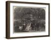 Band of the Grenadier Corps of the Burgher Guard Playing in the Sofien Garten, Prague-null-Framed Giclee Print