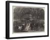 Band of the Grenadier Corps of the Burgher Guard Playing in the Sofien Garten, Prague-null-Framed Giclee Print