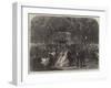 Band of the Grenadier Corps of the Burgher Guard Playing in the Sofien Garten, Prague-null-Framed Giclee Print