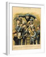 Band Rehearsal, from the Back Cover of 'Le Rire', 16th April 1898-Alfred Le Petit-Framed Giclee Print