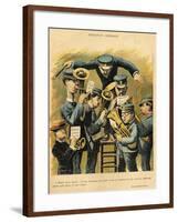 Band Rehearsal, from the Back Cover of 'Le Rire', 16th April 1898-Alfred Le Petit-Framed Giclee Print