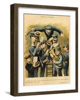 Band Rehearsal, from the Back Cover of 'Le Rire', 16th April 1898-Alfred Le Petit-Framed Giclee Print