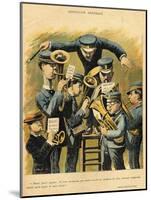 Band Rehearsal, from the Back Cover of 'Le Rire', 16th April 1898-Alfred Le Petit-Mounted Giclee Print