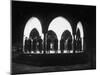 Band Seen Through Triple Archway as it Plays Dinner Music for Bey of Tunis at Palace-Thomas D^ Mcavoy-Mounted Premium Photographic Print