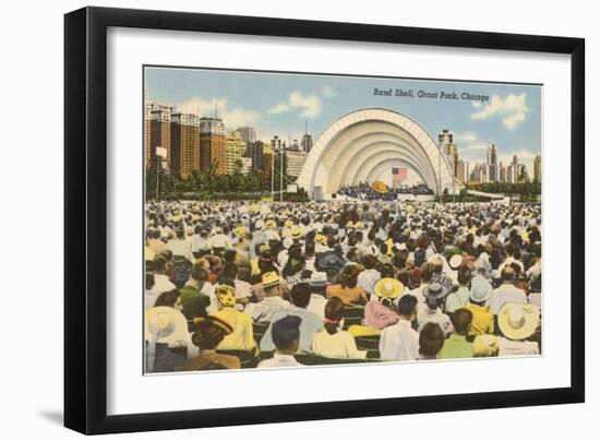 Band Shell, Grant Park, Chicago, Illinois-null-Framed Art Print