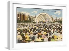 Band Shell, Grant Park, Chicago, Illinois-null-Framed Art Print