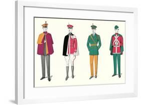 Band Uniforms-null-Framed Art Print