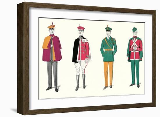 Band Uniforms-null-Framed Art Print