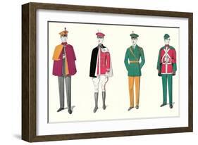 Band Uniforms-null-Framed Art Print