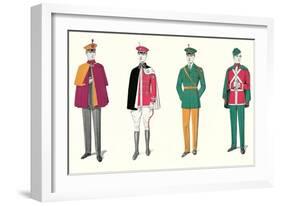 Band Uniforms-null-Framed Art Print