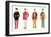 Band Uniforms-null-Framed Art Print