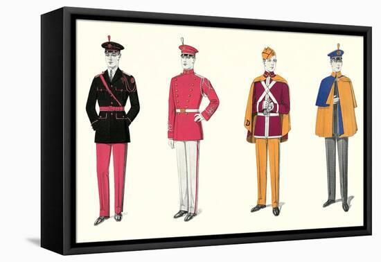 Band Uniforms-null-Framed Stretched Canvas