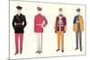 Band Uniforms-null-Mounted Art Print