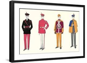 Band Uniforms-null-Framed Art Print