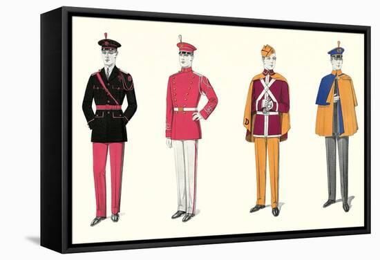 Band Uniforms-null-Framed Stretched Canvas