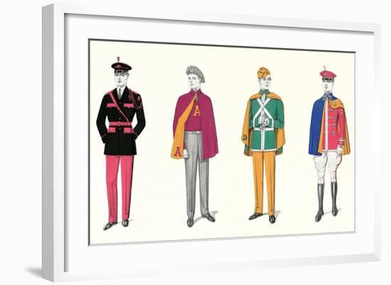 Band Uniforms-null-Framed Art Print