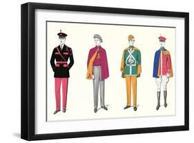 Band Uniforms-null-Framed Art Print