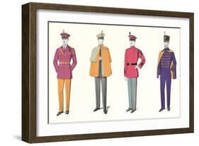 Band Uniforms-null-Framed Art Print