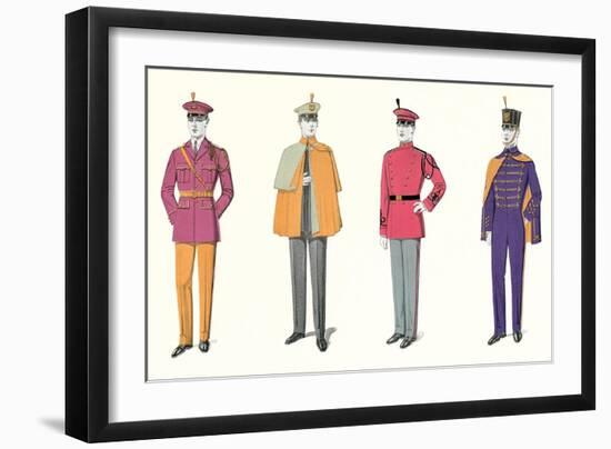 Band Uniforms-null-Framed Art Print