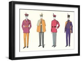 Band Uniforms-null-Framed Art Print