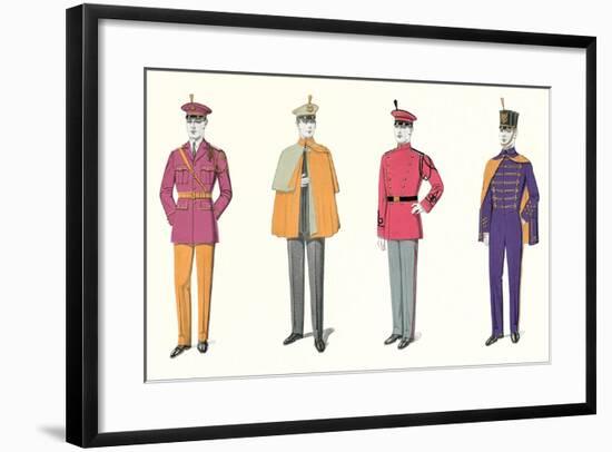 Band Uniforms-null-Framed Art Print