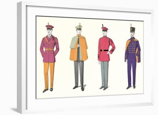 Band Uniforms-null-Framed Art Print